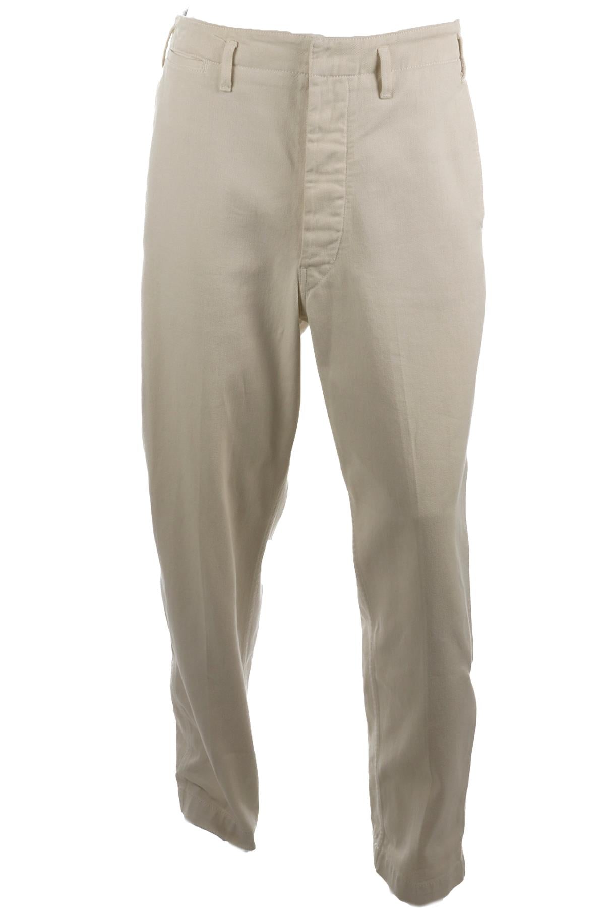 LEMAIRE ECRU MENS STRAIGHT LEG JEANS IT 46 W30