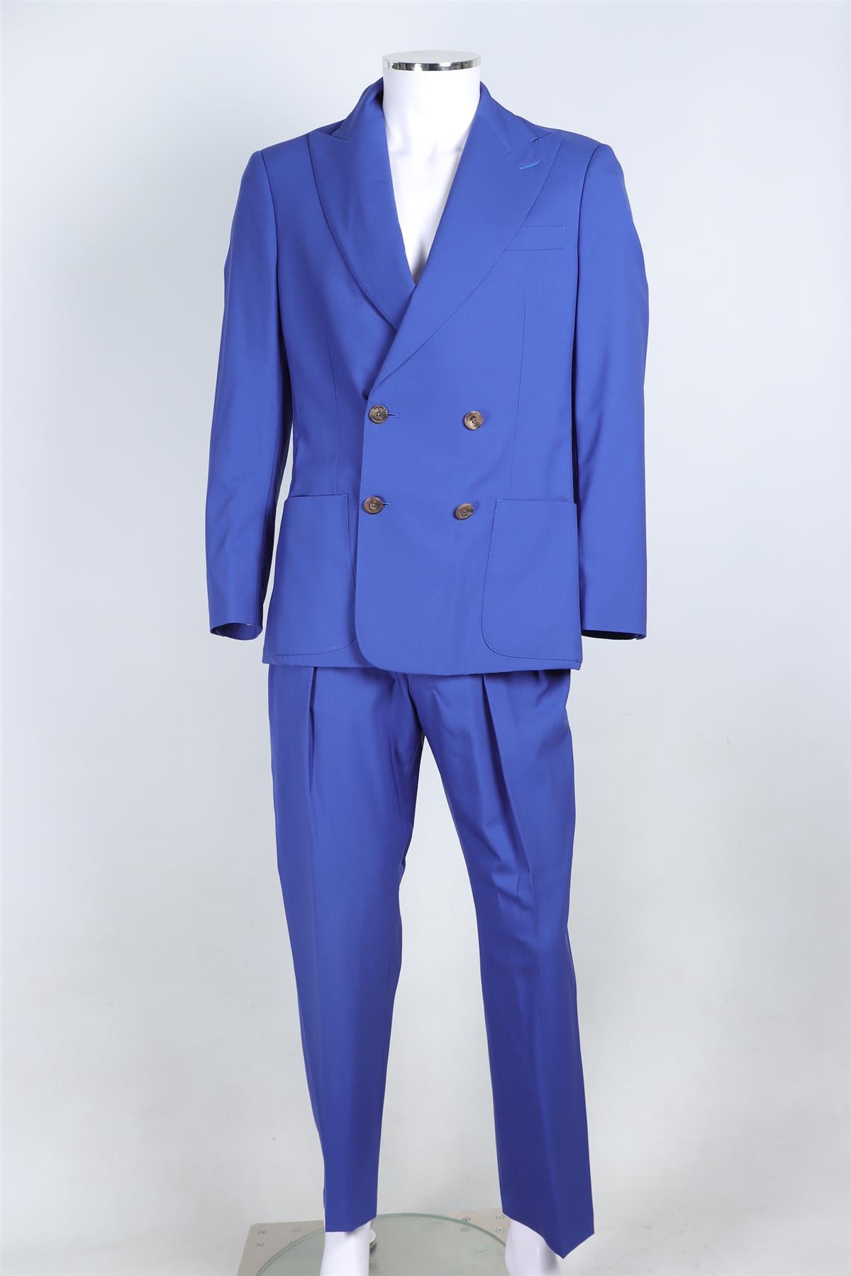 RICHARD JAMES BLUE MEN'S WOOL TWO PIECE SUIT SMALL