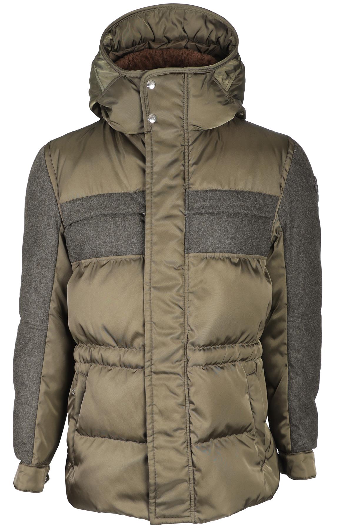 MONCLER GREEN MEN'S PADDED DOWN JACKET LARGE