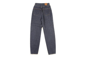 TOTEME NAVY HIGH RISE TAPERED JEANS W24 UK 6