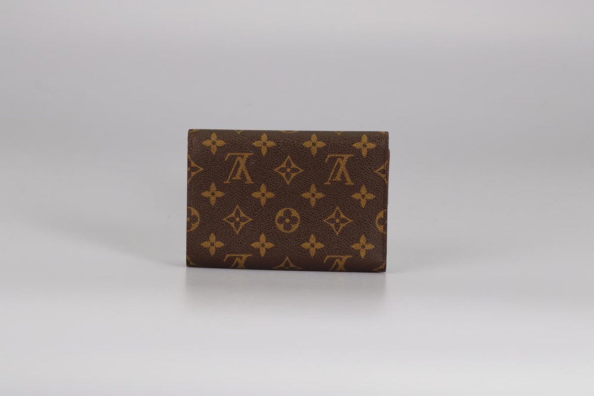 LOUIS VUITTON 2000 MONOGRAM COATED CANVAS WALLET