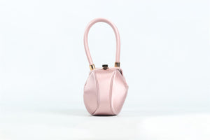 GABRIELA HEARST PINK DEMI SATIN TOTE BAG SMALL