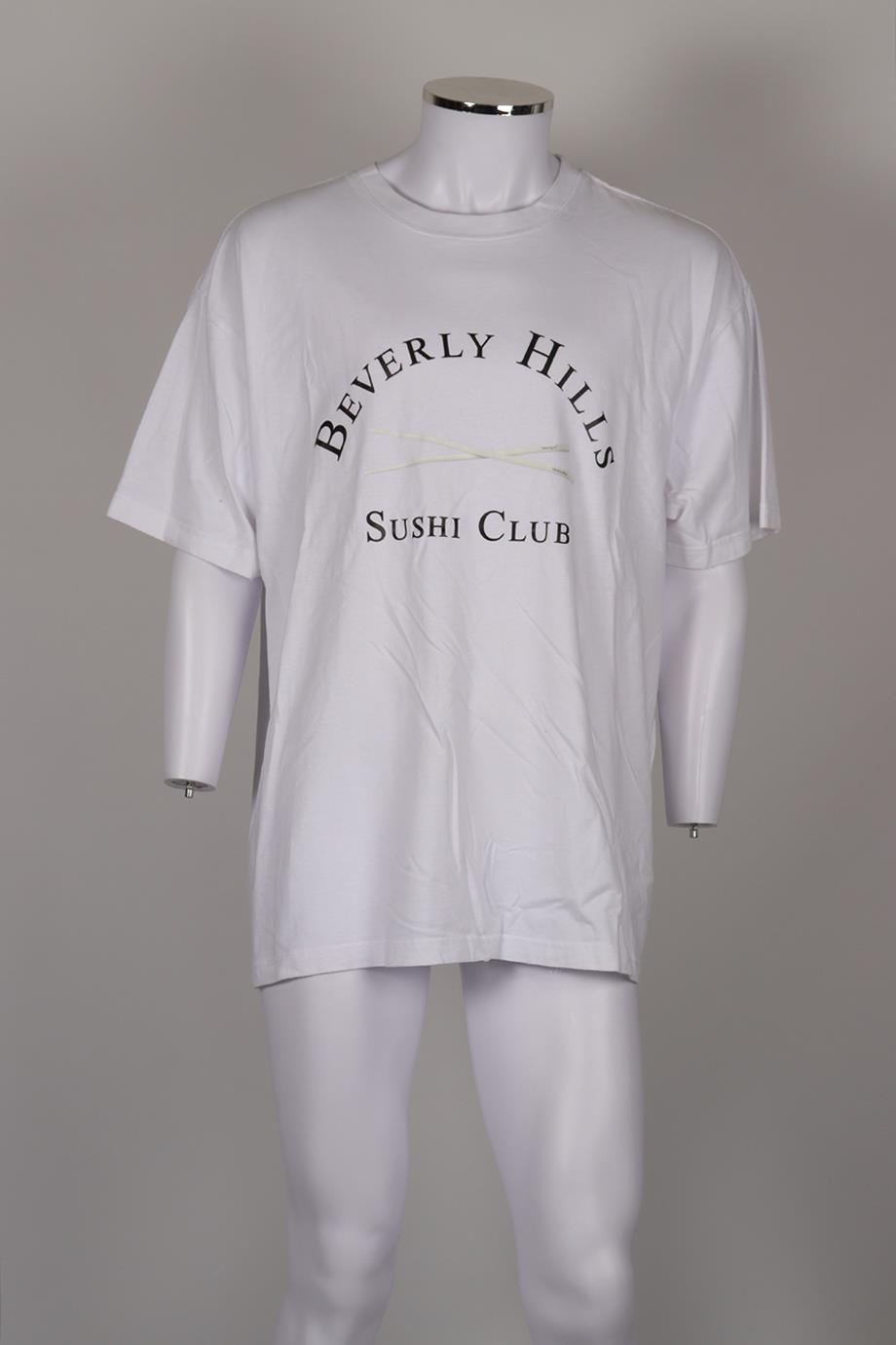 STAMPD + MATSUHISA MEN'S PRINTED COTTON JERSEY T-SHIRT XLARGE