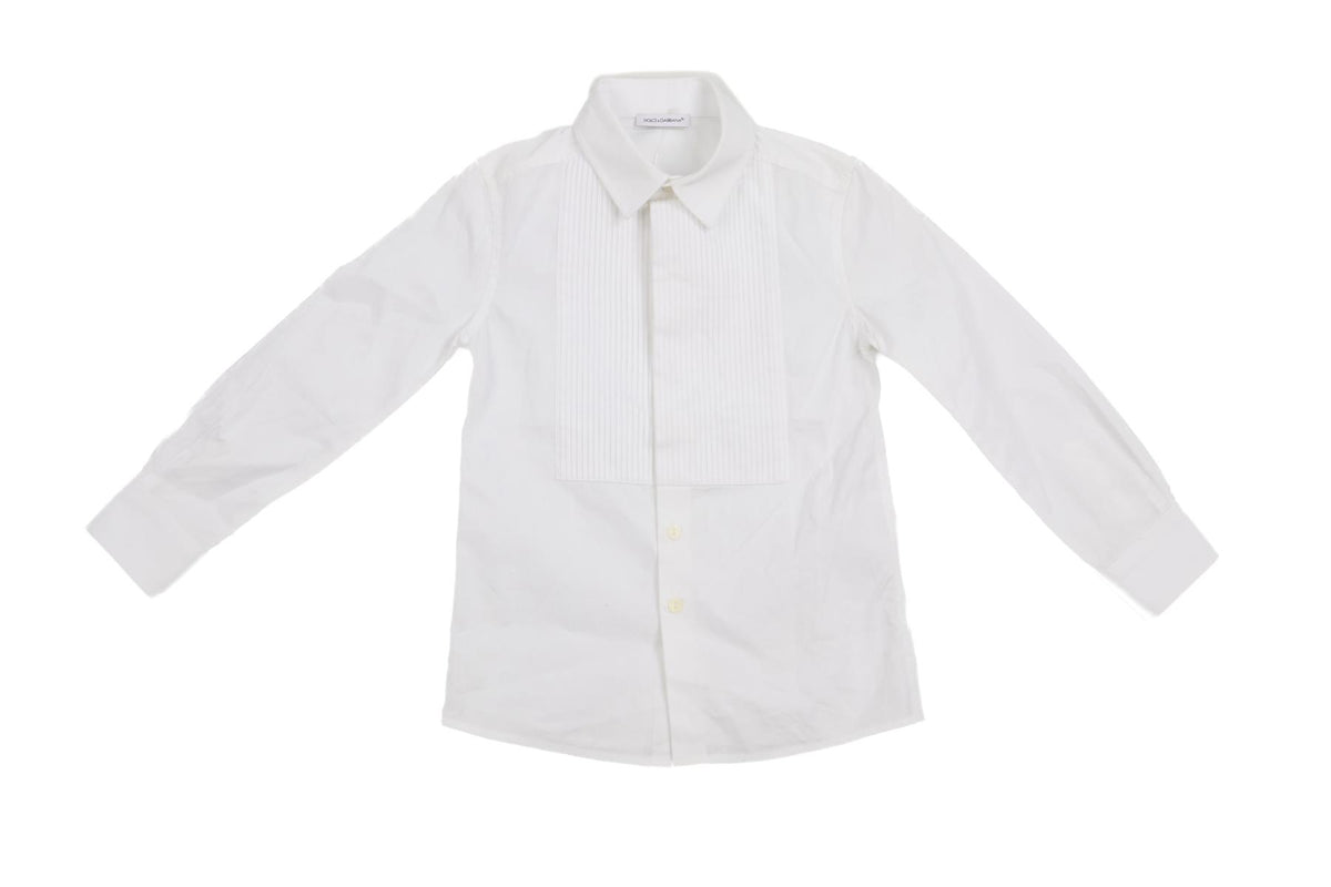 DOLCE & GABBANA WHITE KIDS BOYS SHIRT 4 YEARS