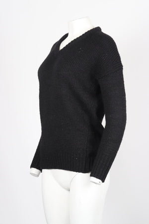 LEETHA SILK AND CASHMERE BLEND SWEATER XSMALL