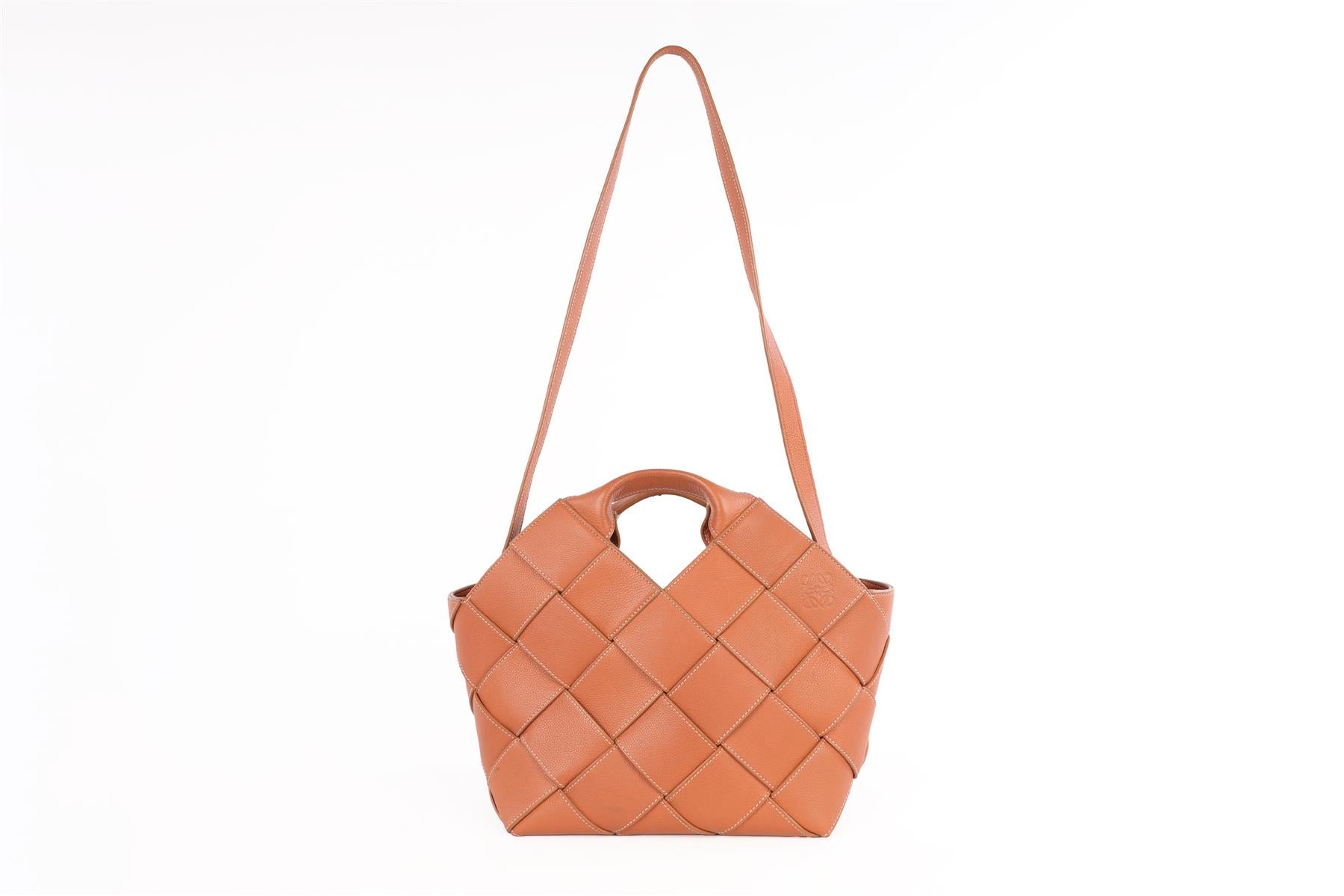 LOEWE BROWN SURPLUS MEDIUM LEATHER TOTE BAG