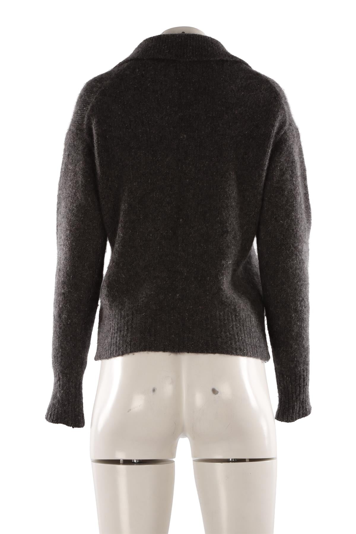 GREY CASHMERE SWEATER