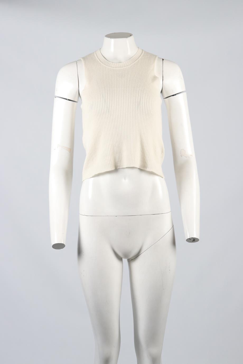 SABLYN RIBBED CASHMERE TOP SMALL