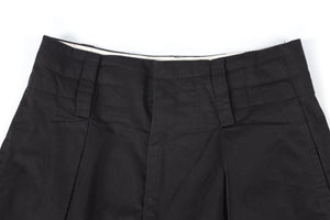 ISABEL ETOILE MARANT BLACK COTTON TAPERED PANTS FR 34 UK 8