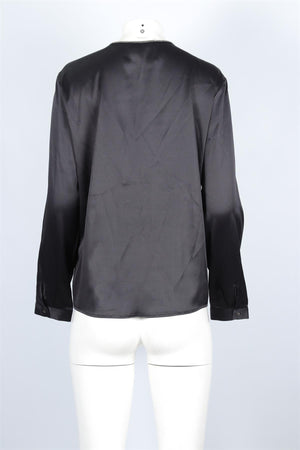 Fabina Filippi Black Silk Top MEDIUM