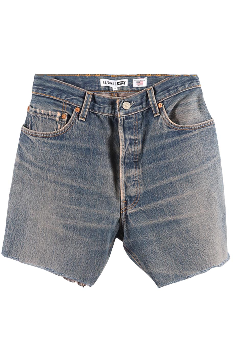 RE/DONE HIGH RISE DENIM SHORTS W24 UK 6