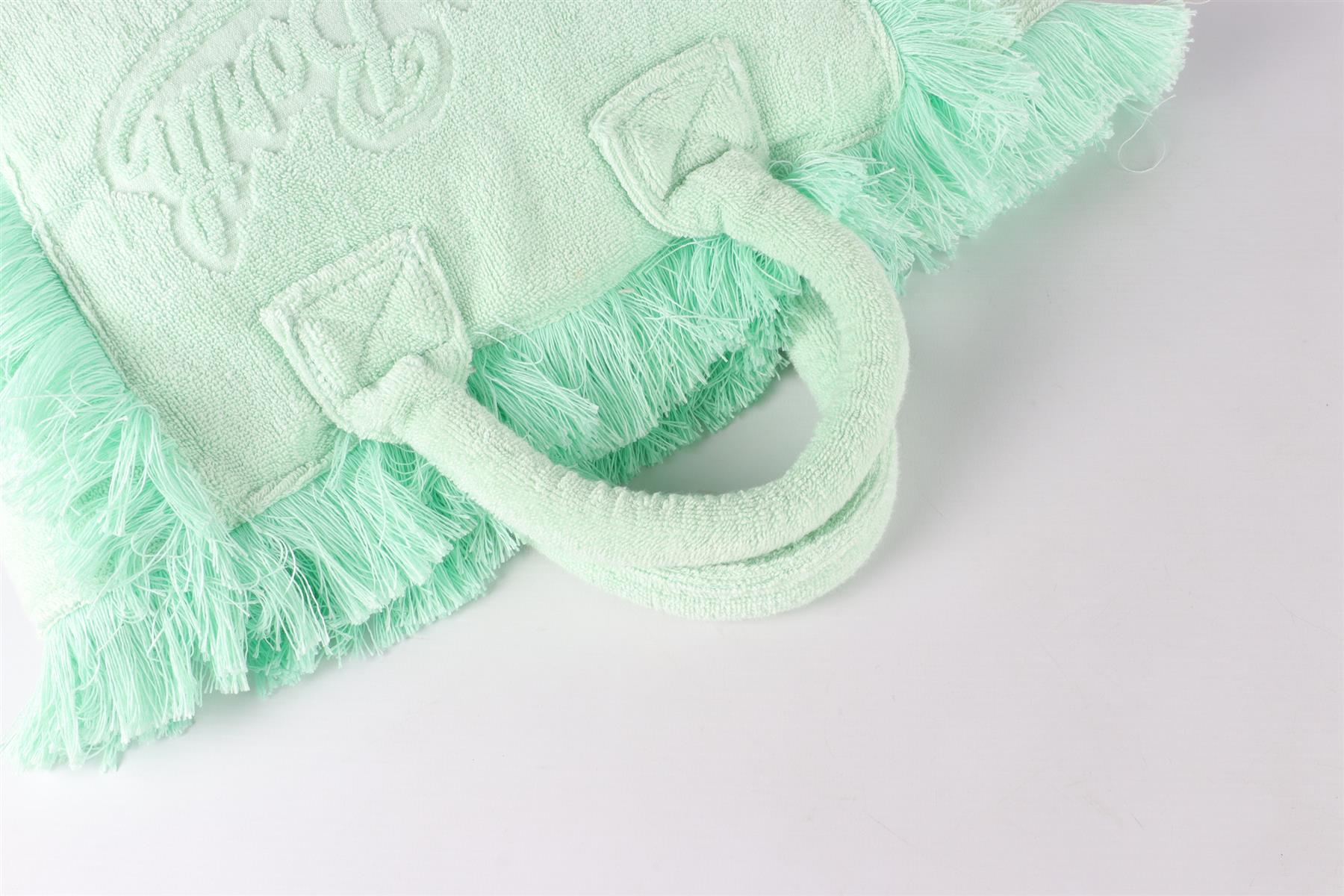MC2 SAINT BARTH GREEN COTTON TOTE BAG