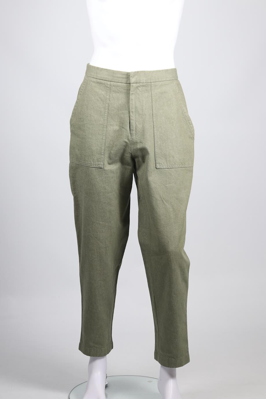 OFFICINE GENERALE MEN'S COTTON TAPERED PANTS IT 46 UK/ US WAIST 30