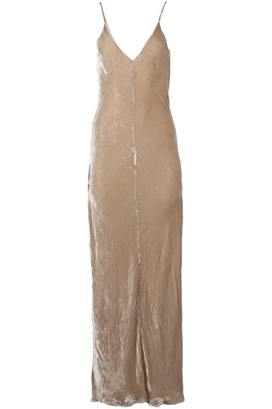 JUAN CARLOS OBANDO VELVET MAXI DRESS US 2 UK 6