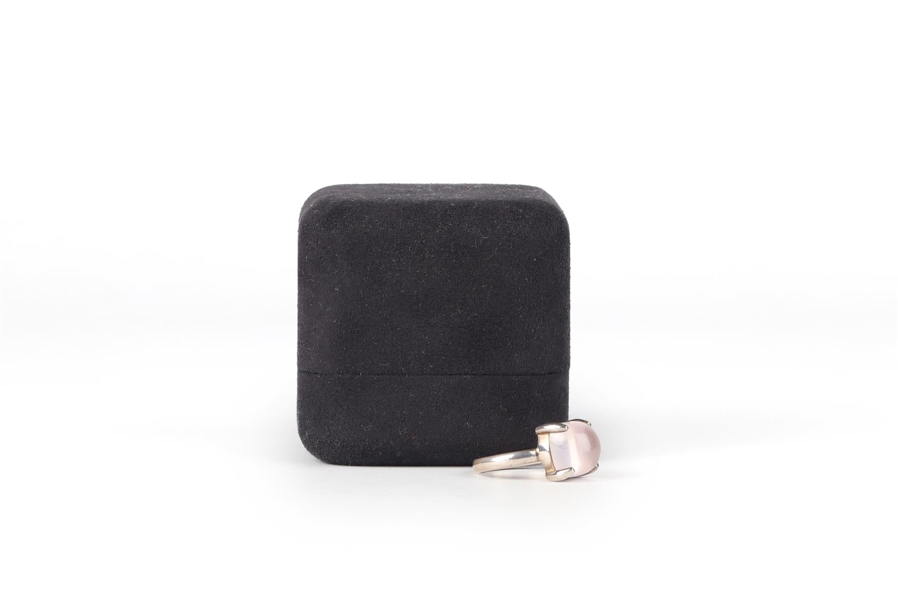 TIFFANY & CO + PALOMA PICASSO PINK SUGAR STACKS STERLING SILVER RING UK P
