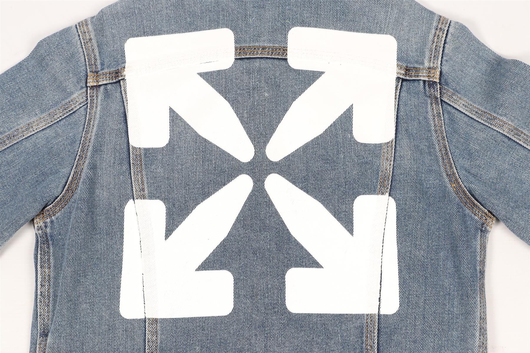 OFF-WHITE KIDS BOYS DENIM JACKET 8 YEARS