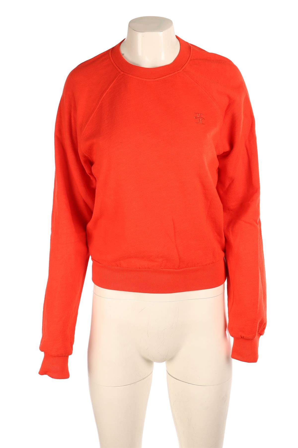 ETERNE RED COTTON SWEATSHIRT SMALL