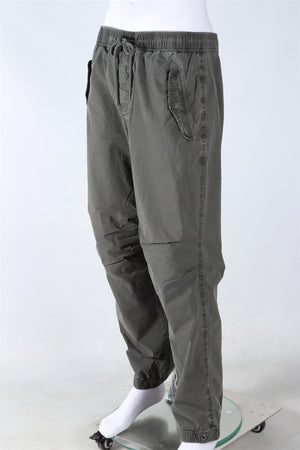 JAMES PERSE GREEN MEN'S COTTON CARGO PANTS UK/US 32