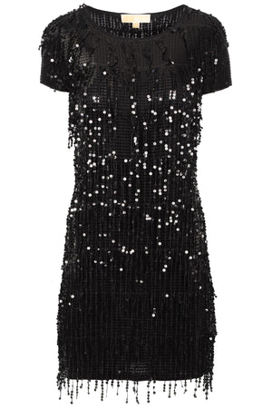 MICHAEL KORS BLACK SEQUIN MINI DRESS XSMALL | nikkibradford MICHAEL KORS BLACK SEQUIN MINI DRESS XSMALL | nikkibradford