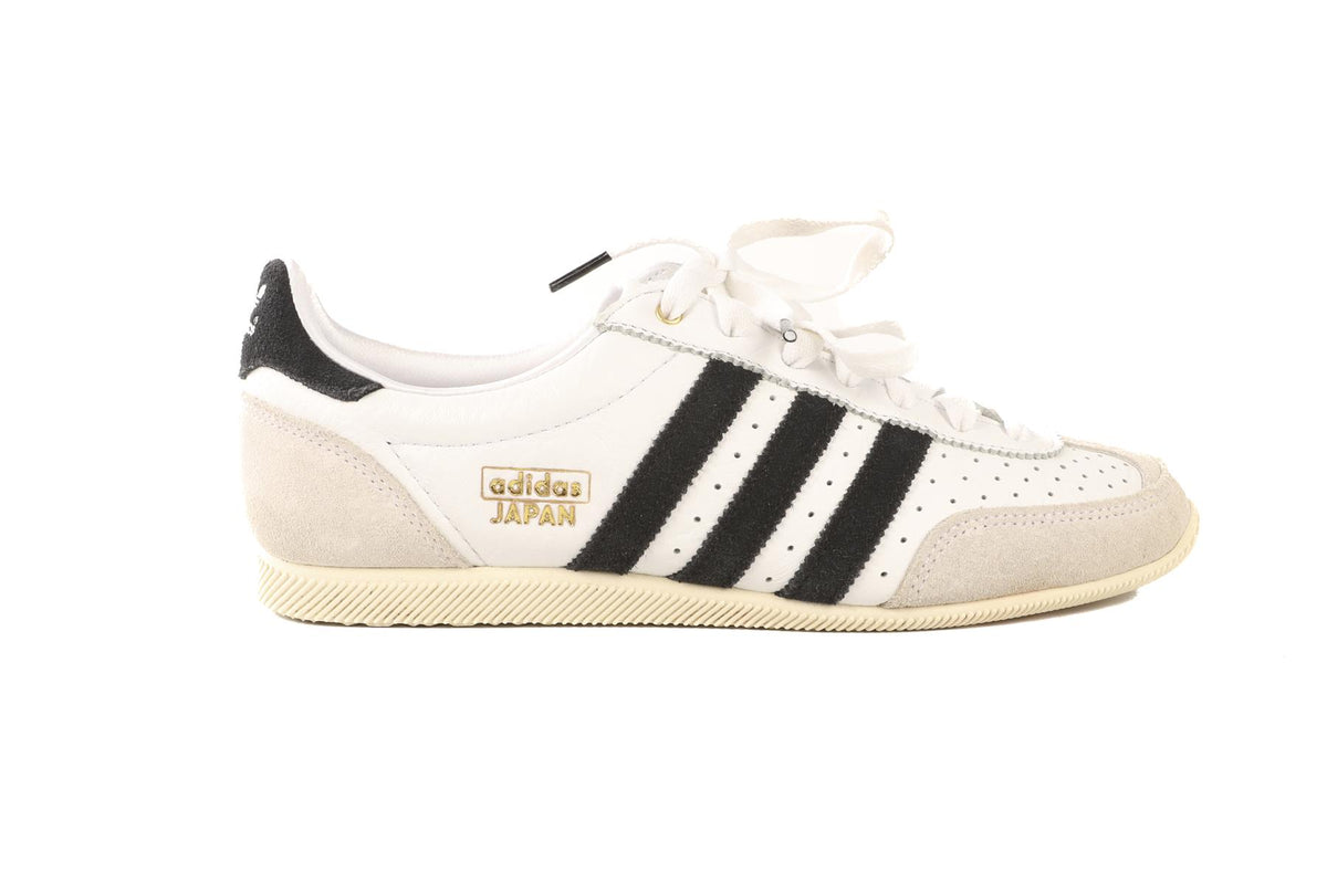 ADIDAS WHITE JAPAN FTWR WHITE CORE BLACK GOLD MET SNEAKERS EU 38 2/3 UK 5.5 US 7