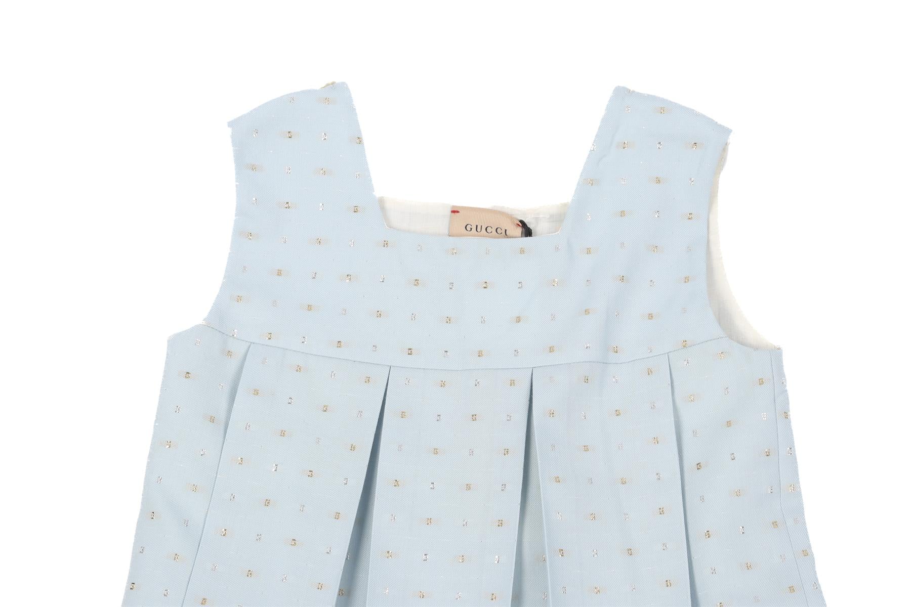 GUCCI + ANGELA LYNNE BLUE KIDS GIRLS DRESS 5 YEARS