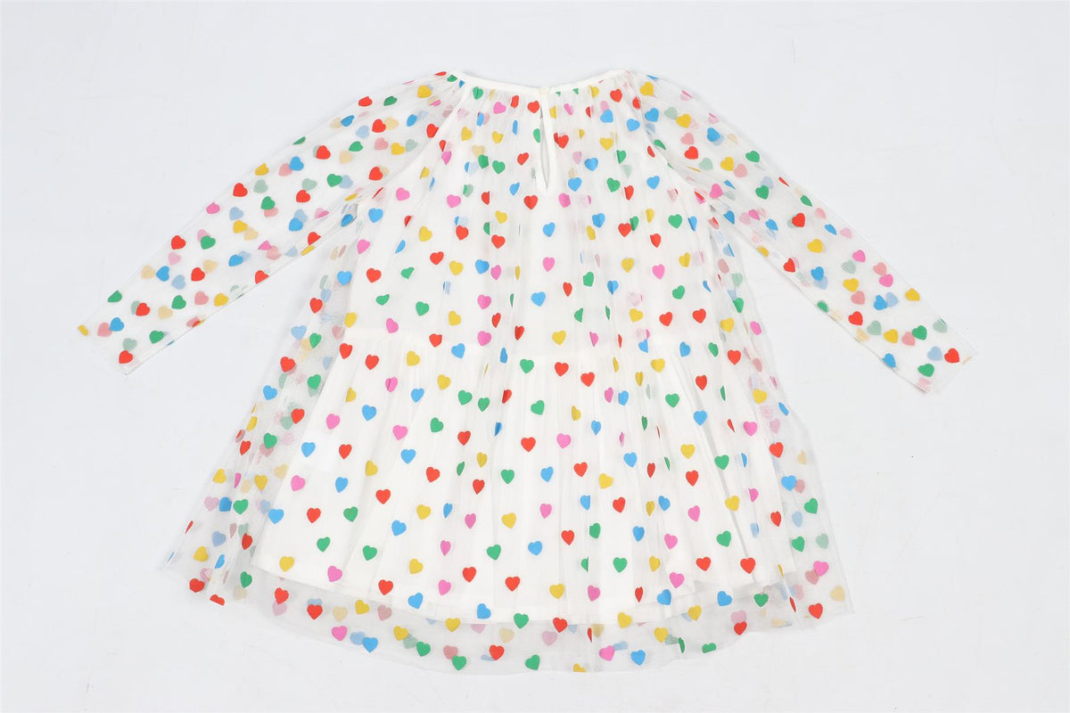 STELLA MCCARTNEY KIDS GIRLS HEART DRESS 4 YEARS