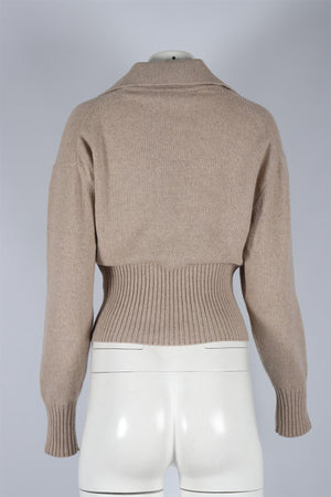 PROENZA SCHOULER BEIGE CASHMERE SWEATER XSMALL