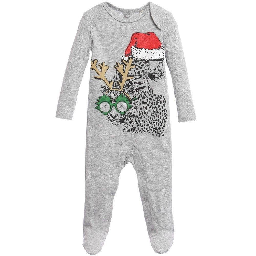 STELLA MCCARTNEY KIDS BABY RUFUS CHRISTMAS BABYGROW 9 MONTHS