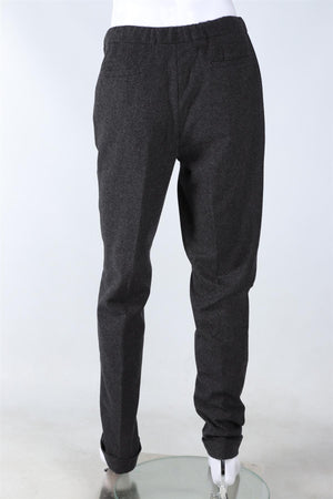 THOM SWEENEY GREY MEN'S WOOL STRAIGHT LEG PANTS IT 52 UK/US 36