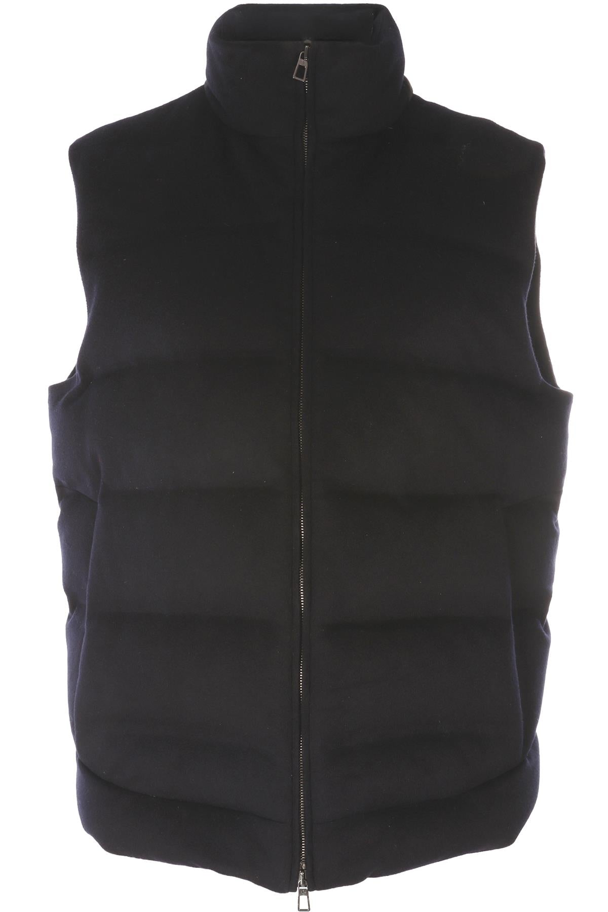 LORO PIANA NAVY MEN'S PADDED DOWN GILET XLARGE