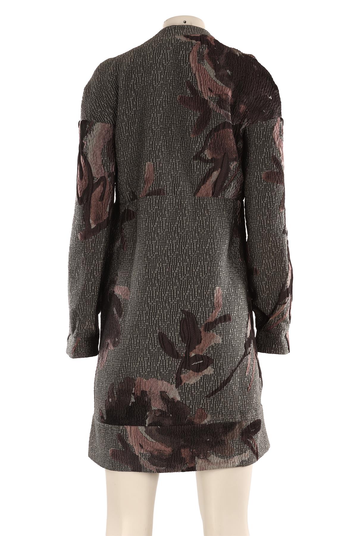 MARNI GREY WOVEN COAT IT 38 UK 6