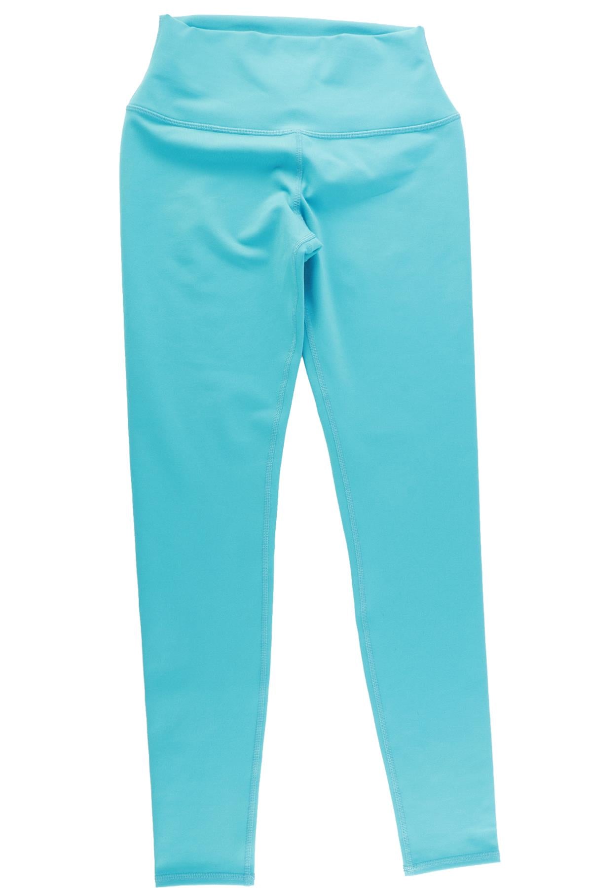 ALO BLUE SPANDEX LEGGINGS SMALL
