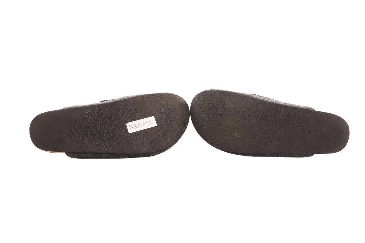 JW ANDERSON GREY FELT MULES EU 38 UK 5