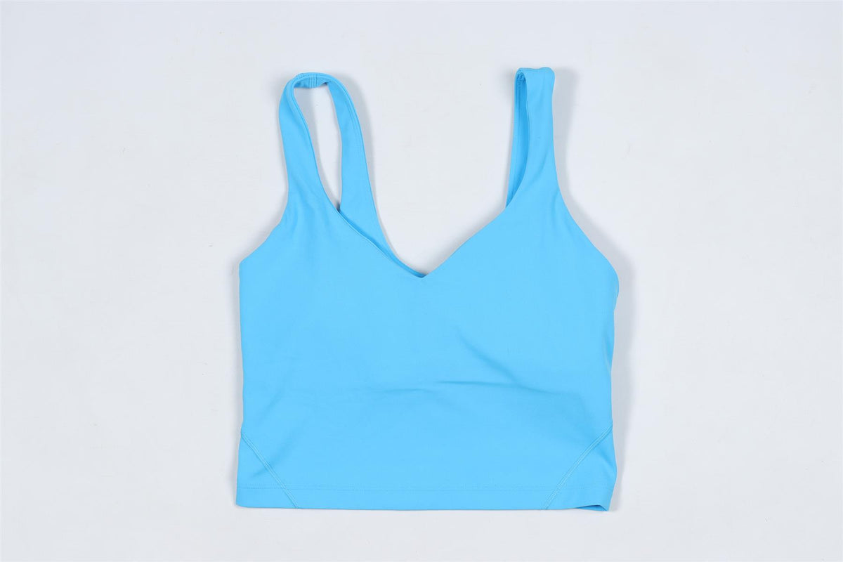 LULULEMON BLUE SPORTS BRA US 4 UK 8