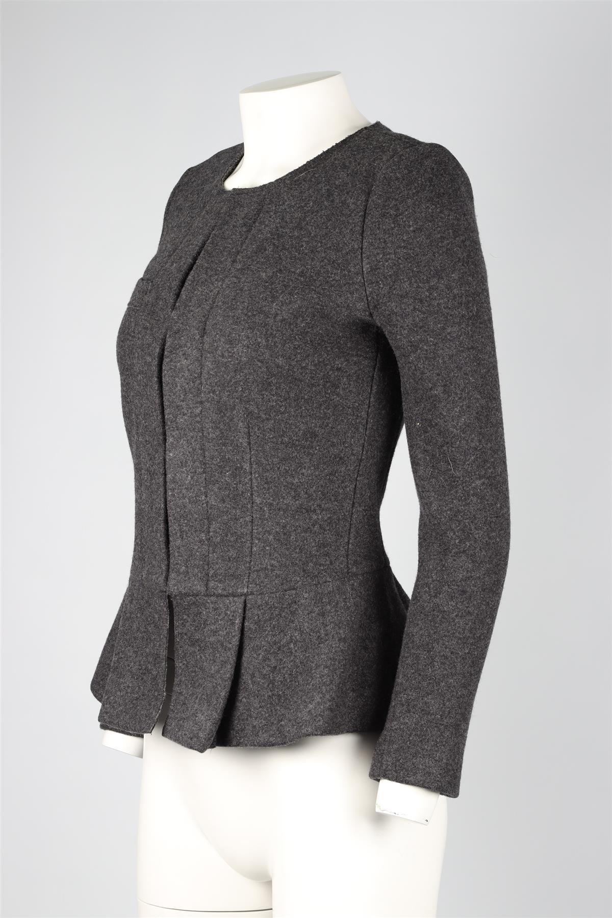 ISABEL MARANT GREY WOOL JACKET FR 38 UK 10