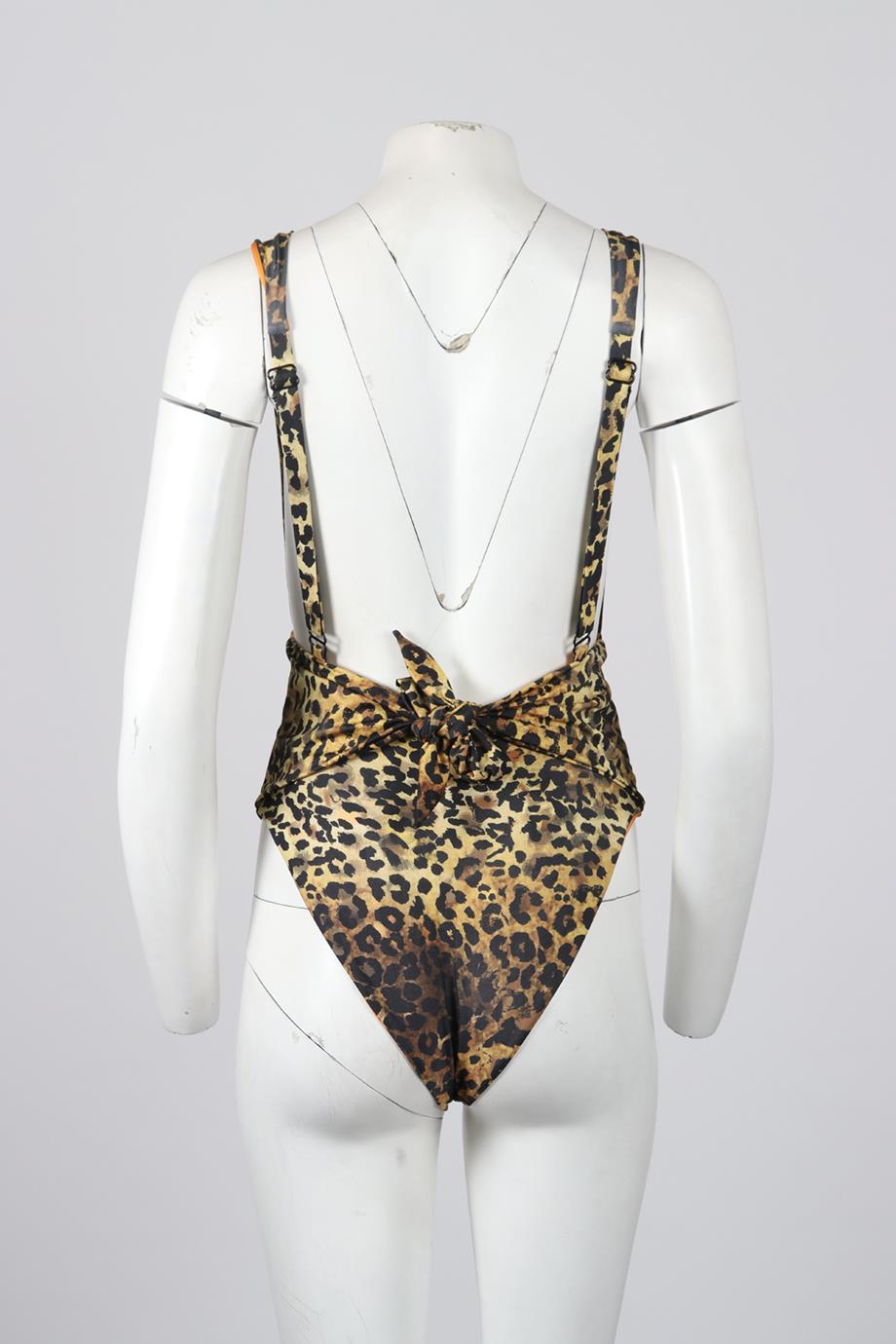 AGUA BENDITA LEOPARD PRINT SWIMSUIT MEDIUM