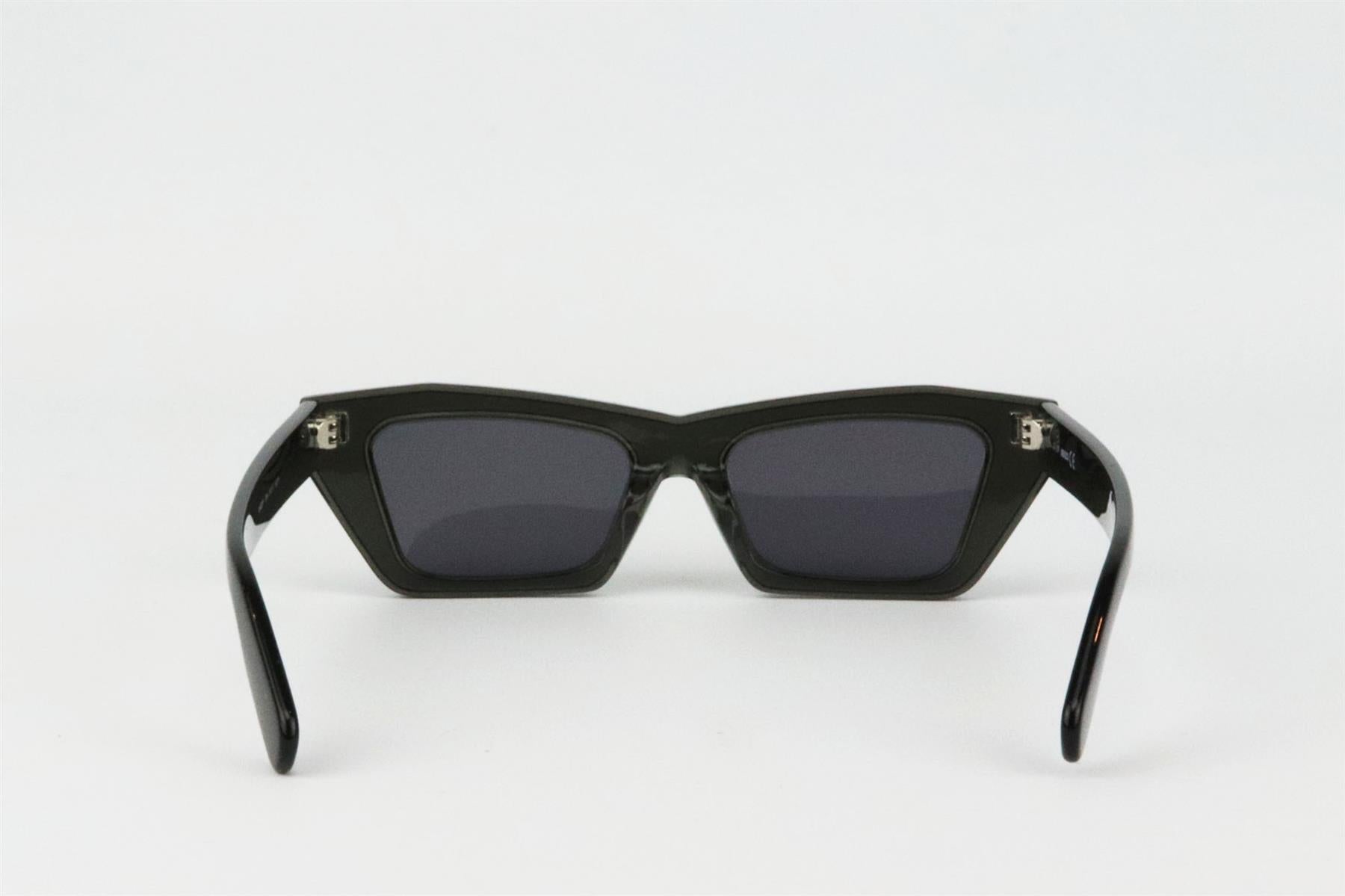 KENZO RECTANGLE FRAME ACETATE SUNGLASSES