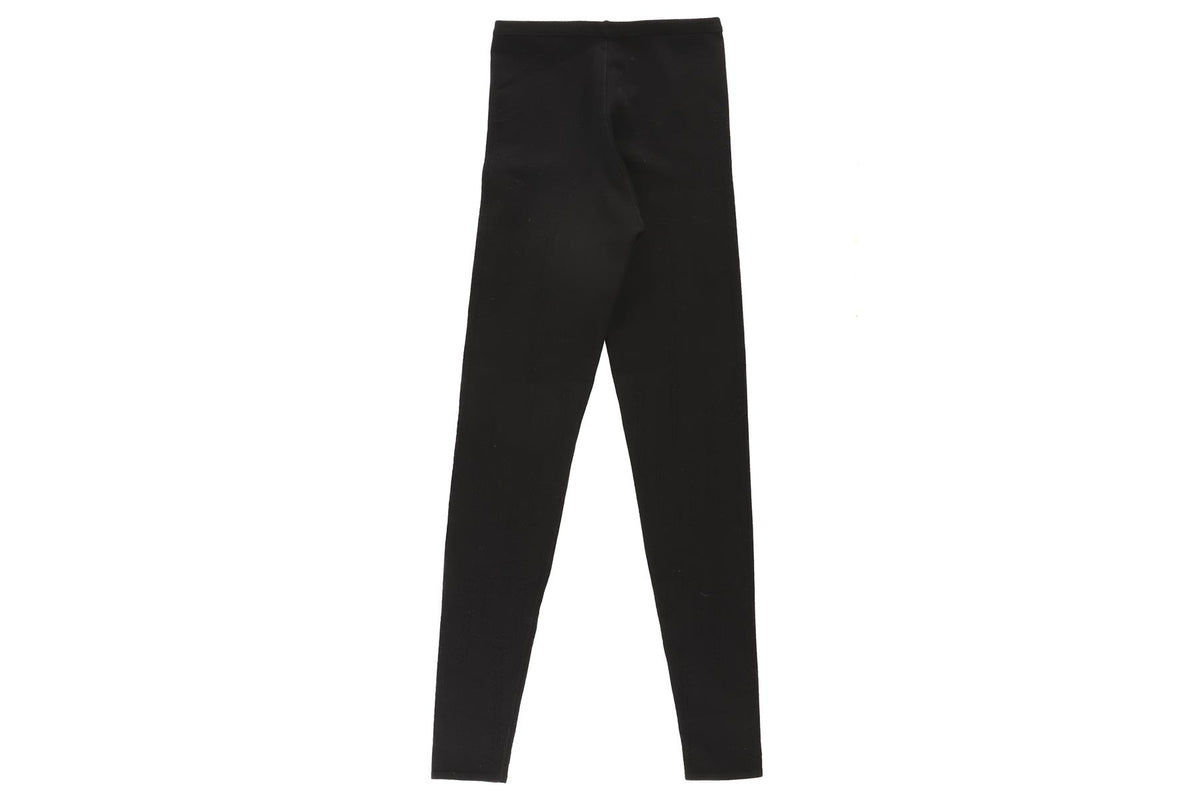 ALAÏA BLACK WOOL LEGGINGS XSMALL