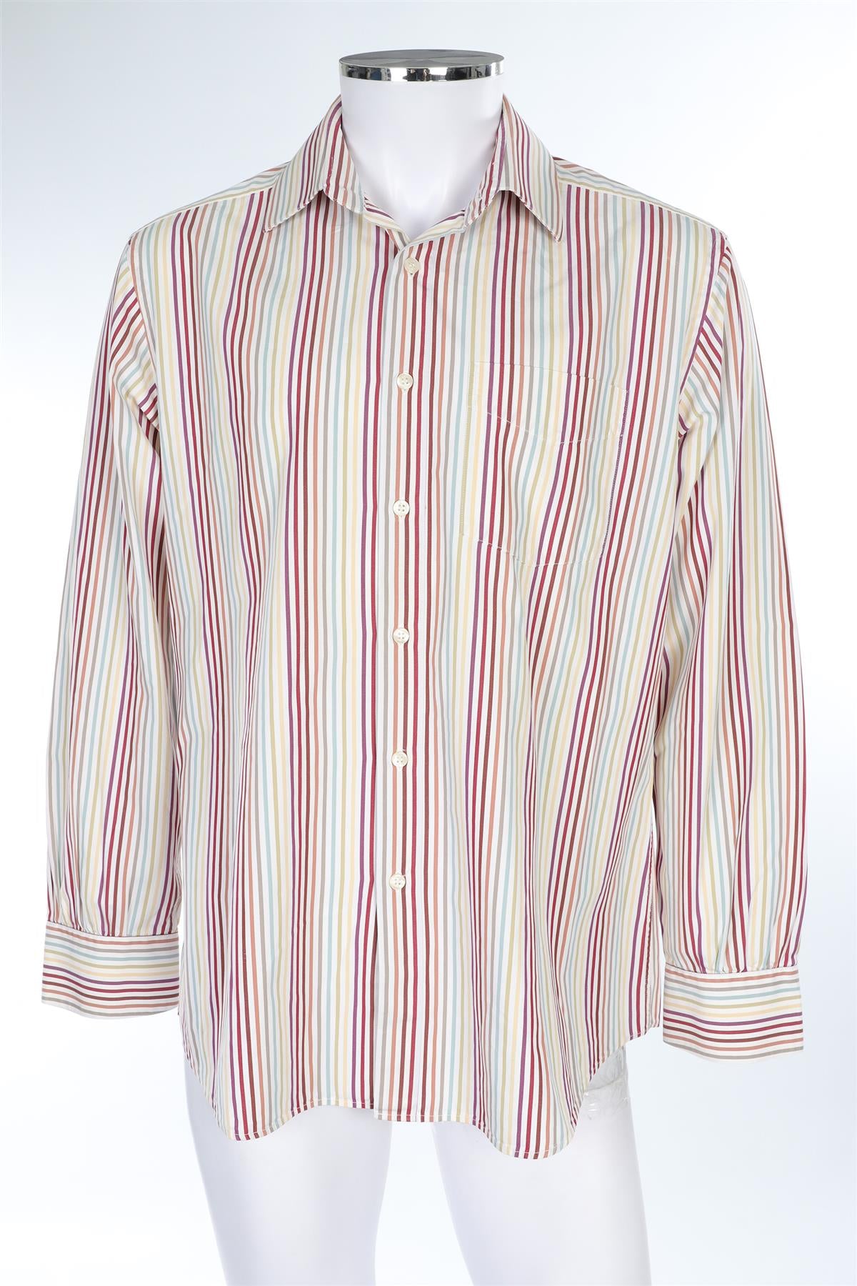 PAUL SMITH MULTI MEN'S COTTON SHIRT UK 16/42