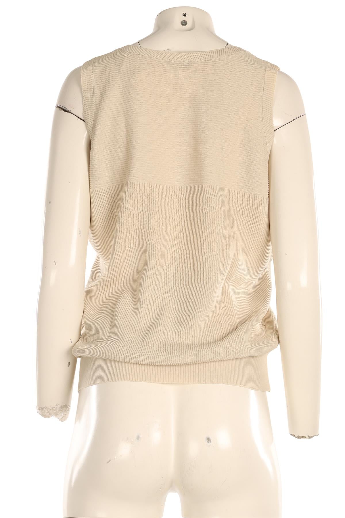 BOTTEGA VENETA BEIGE COTTON TOP IT 46 UK 14