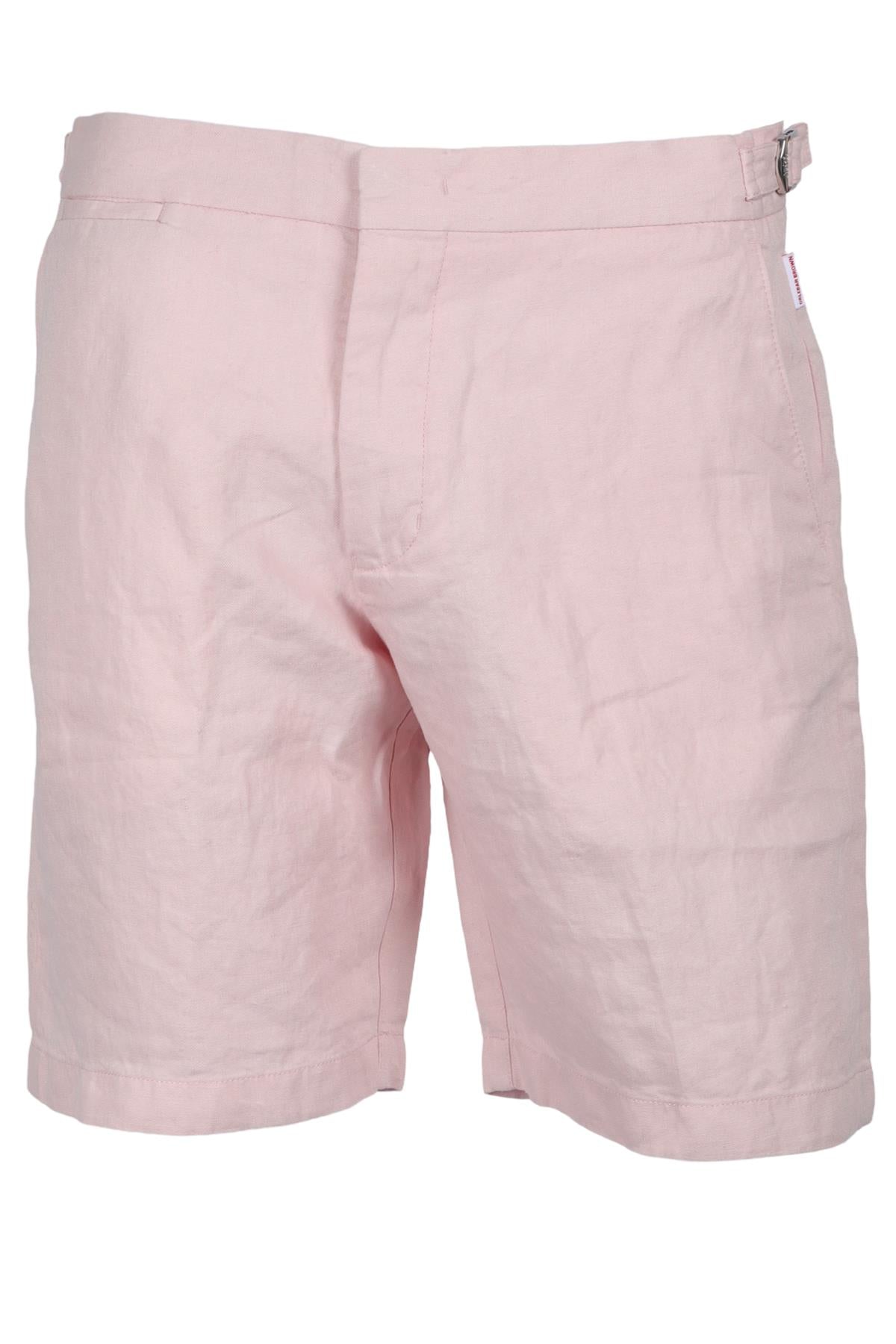 ORLEBAR BROWN PINK MEN'S LINEN SHORTS UK/US WAIST 32