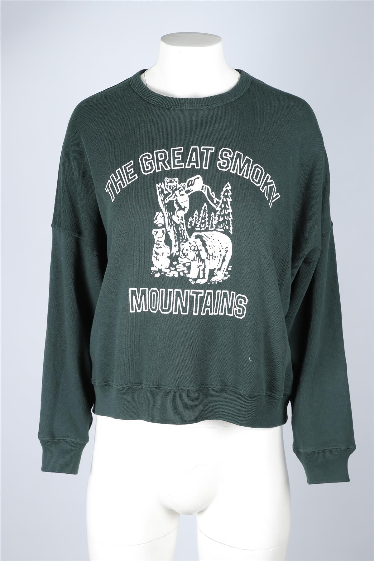 THE GREAT GREEN COTTON SWEATSHIRT UK 8