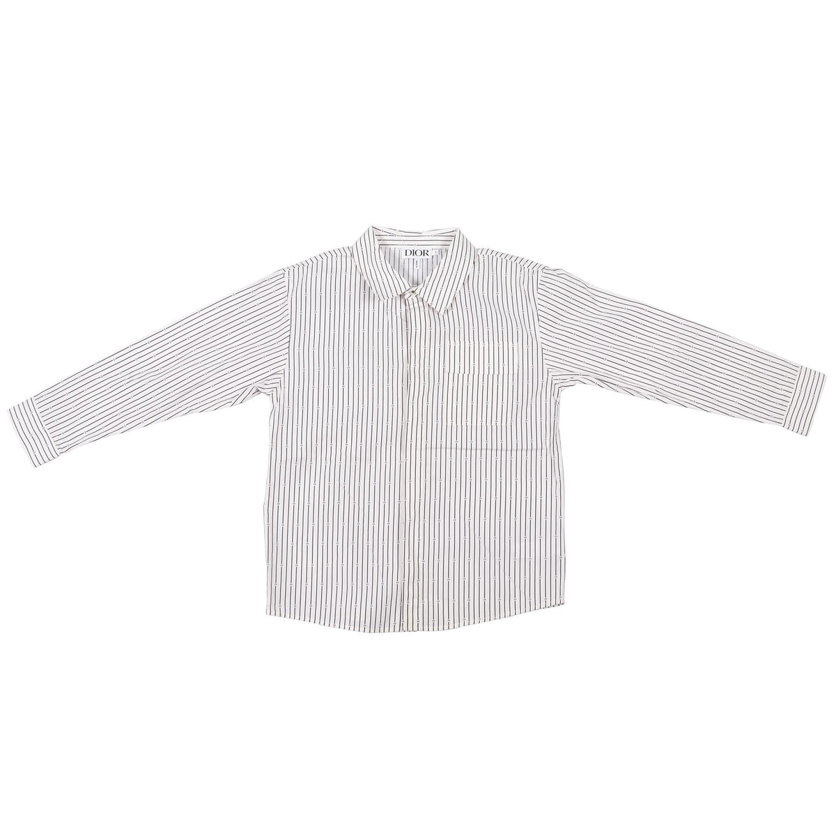 CHRISTIAN DIOR BLACK AND WHITE KIDS BOYS COTTON SHIRT 8 YEARS