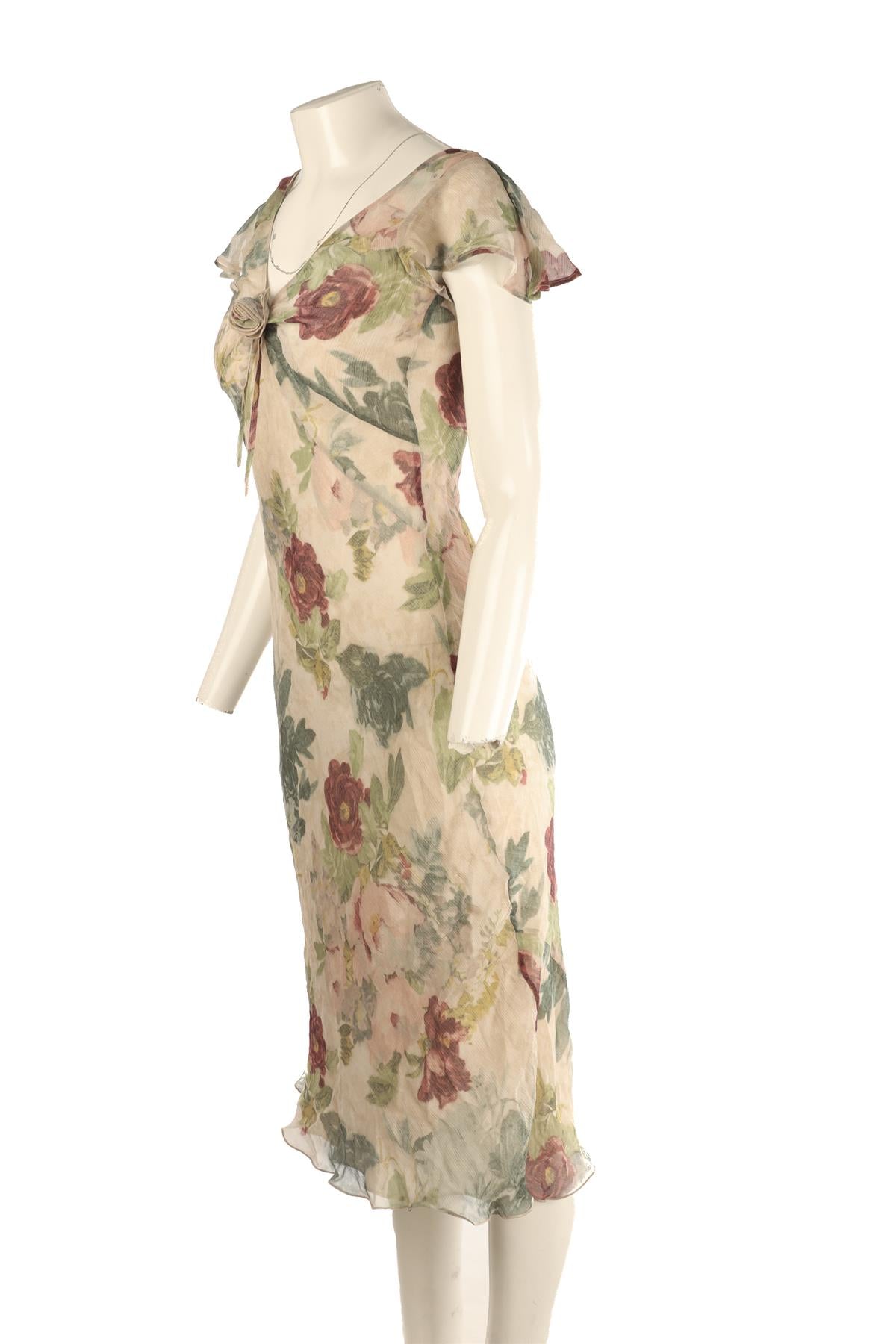 REALISATION PAR MULTI SILK MAXI DRESS SMALL