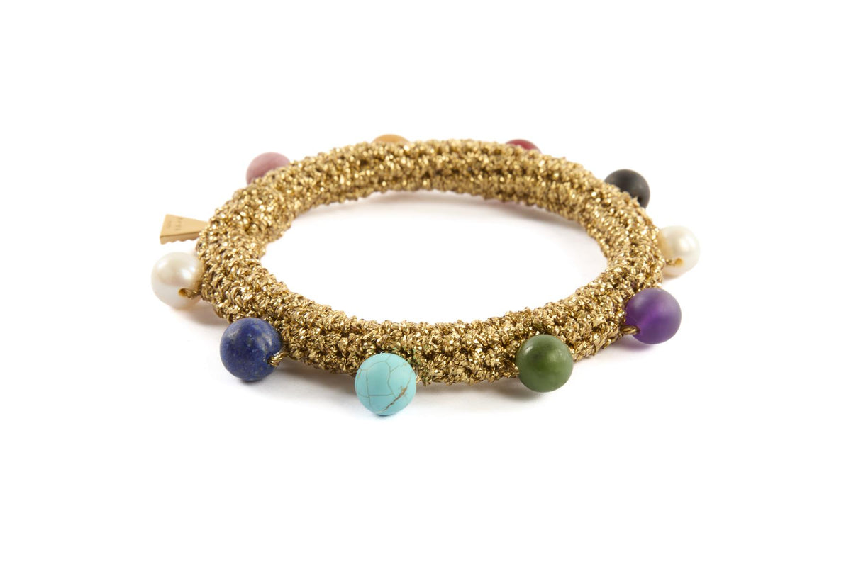 LUCY FOLK GOLD KALEIDO DIVER BRACELET
