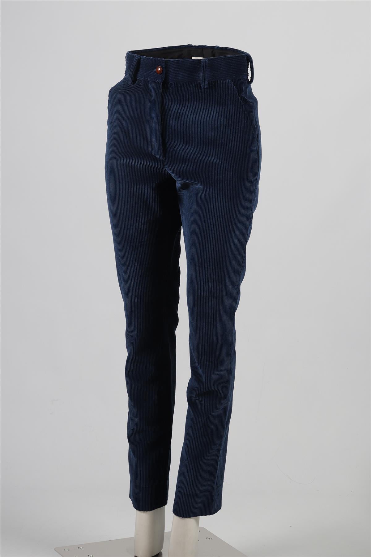 BLAZÉ MILANO CORDUROY STRAIGHT LEG PANTS UK 10