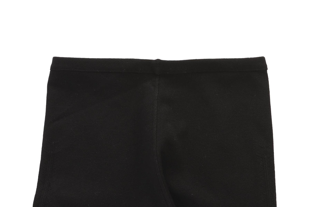 ALAÏA BLACK WOOL LEGGINGS XSMALL
