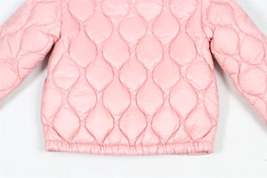 MONCLER PINK KIDS GIRLS PADDED JACKET 2 YEARS