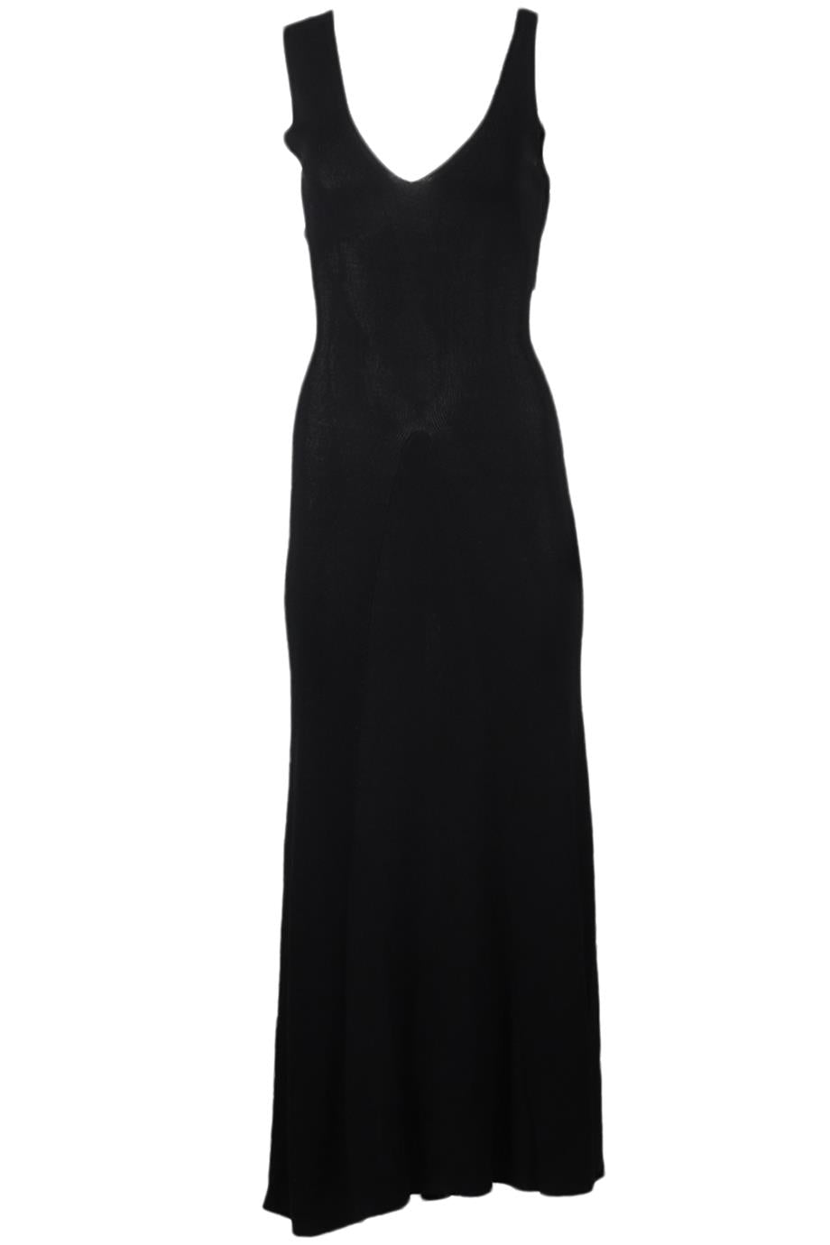 CAES CUTOUT COTTON BLEND MAXI DRESS MEDIUM