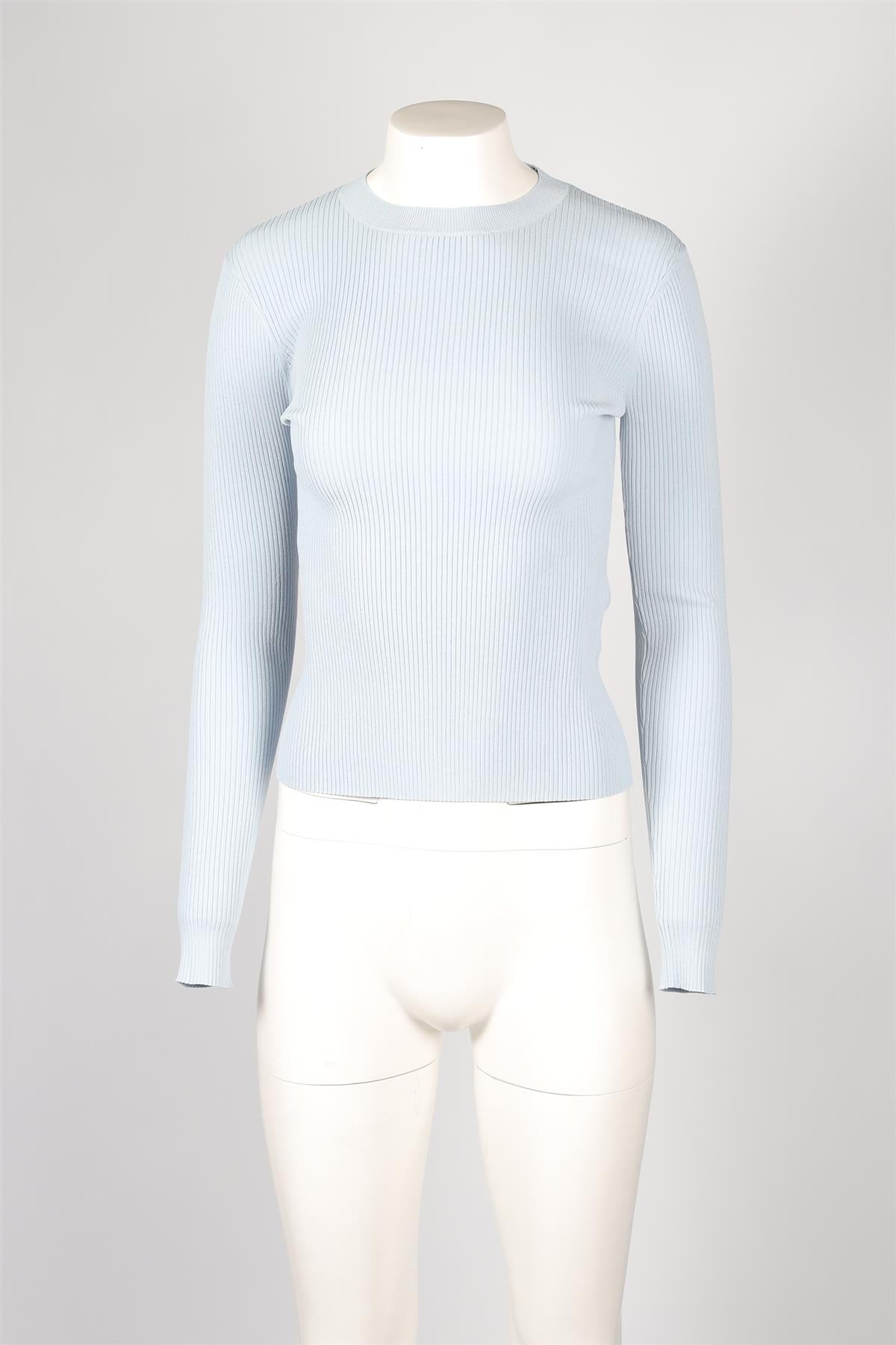 FRAME BLUE KNIT TOP SMALL
